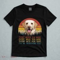 Vintage Every Snack You Make Dog Yellow Lab Retriever T-Shirt thumb 5