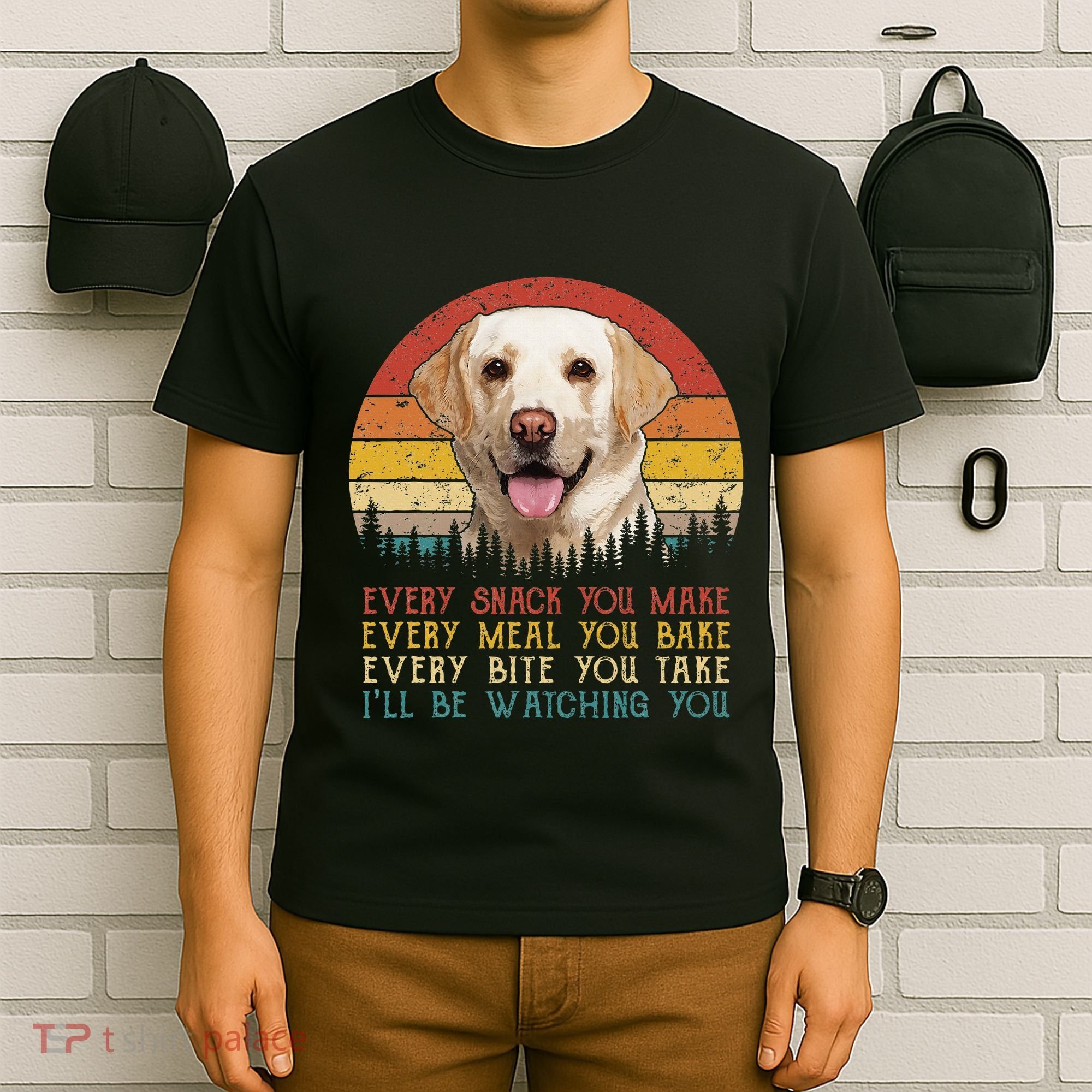 Vintage Every Snack You Make Dog Yellow Lab Retriever T-Shirt