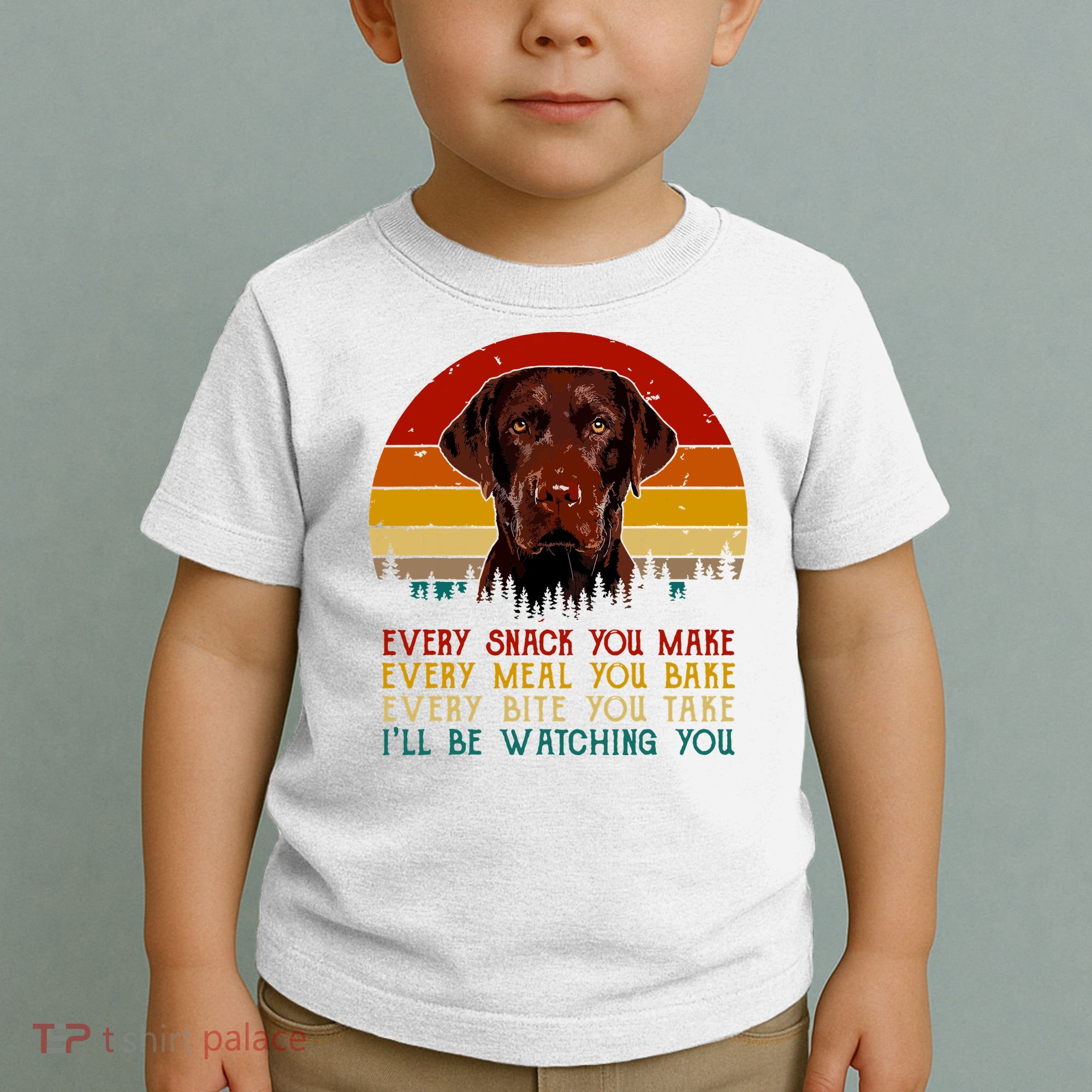 Vintage Every Snack You Make Dog Chocolate Lab Toddler T-Shirt