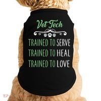 Vet Tech Trained To Serve Heal Love Doggie Tank thumb 0
