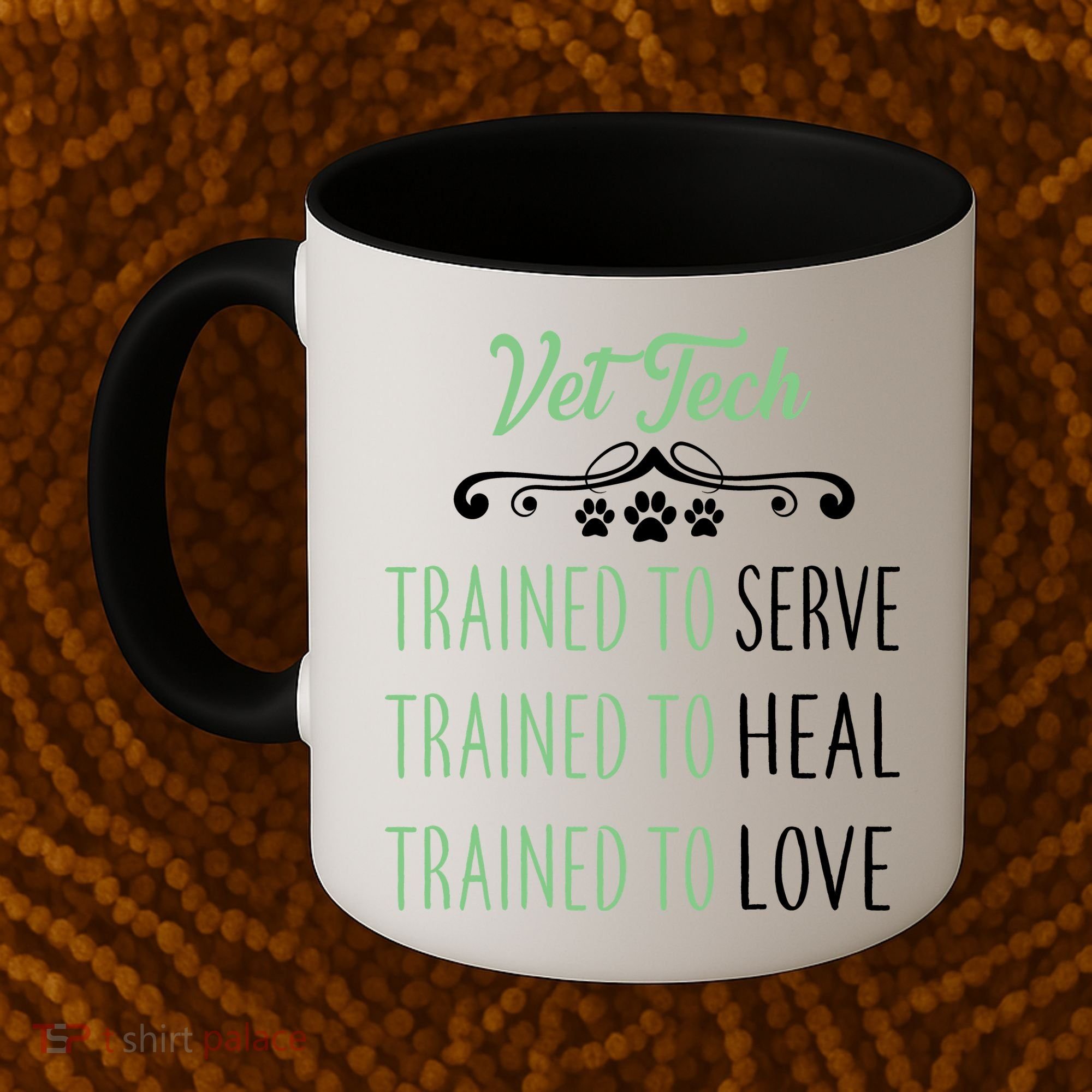 Vet Tech Trained To Serve Heal Love Coffee Mug