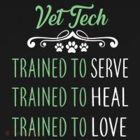 Vet Tech Trained To Serve Heal Love Women's Hoodie thumb 2