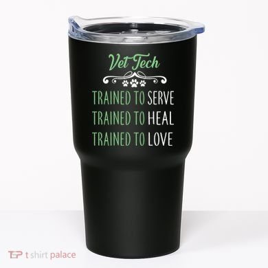 Vet Tech Trained To Serve Heal Love Tumbler