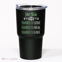 Vet Tech Trained To Serve Heal Love Tumbler thumb 0