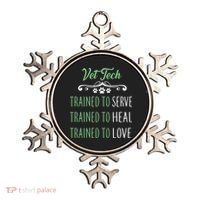 Vet Tech Trained To Serve Heal Love Ornament thumb 0