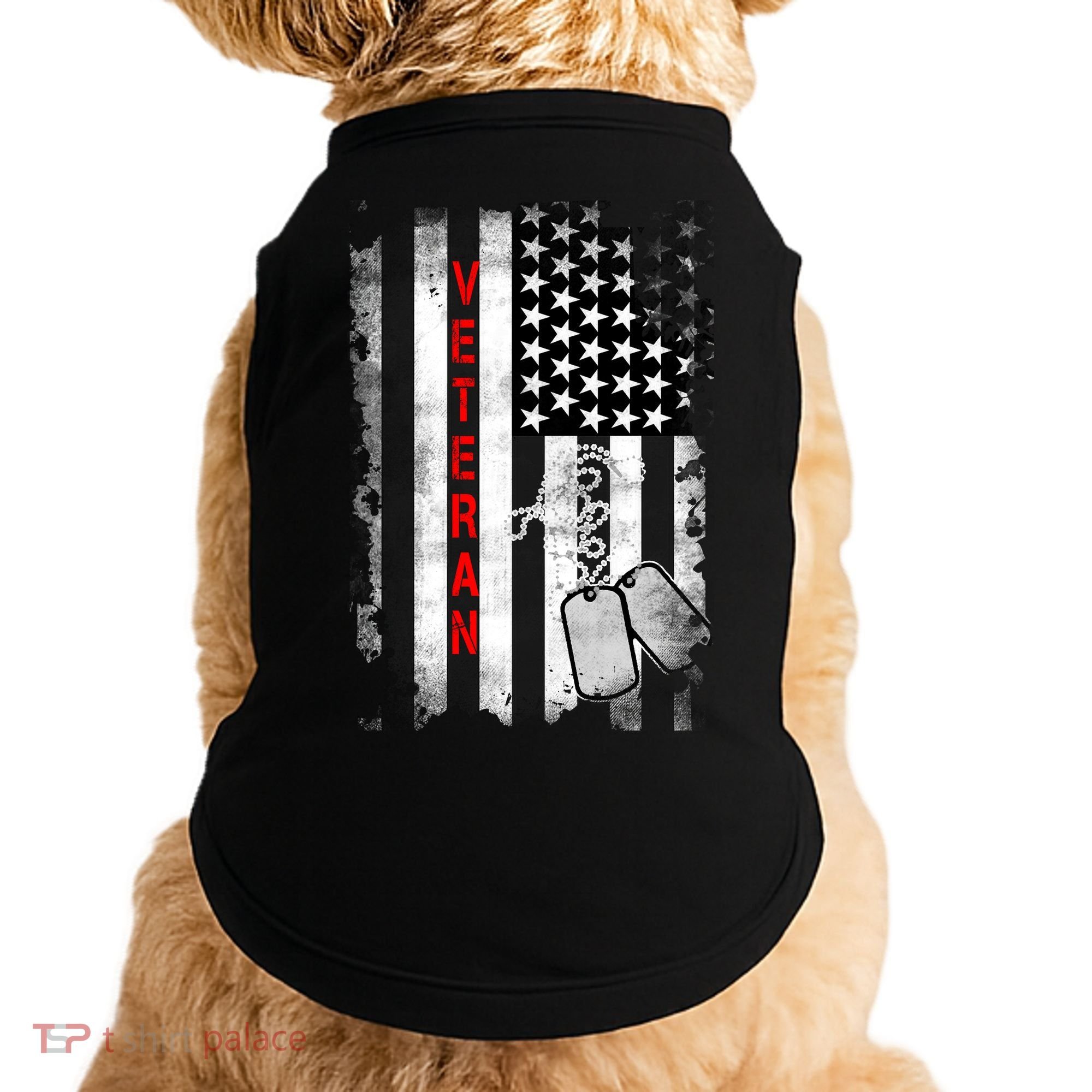 Veteran American Flag Doggie Tank