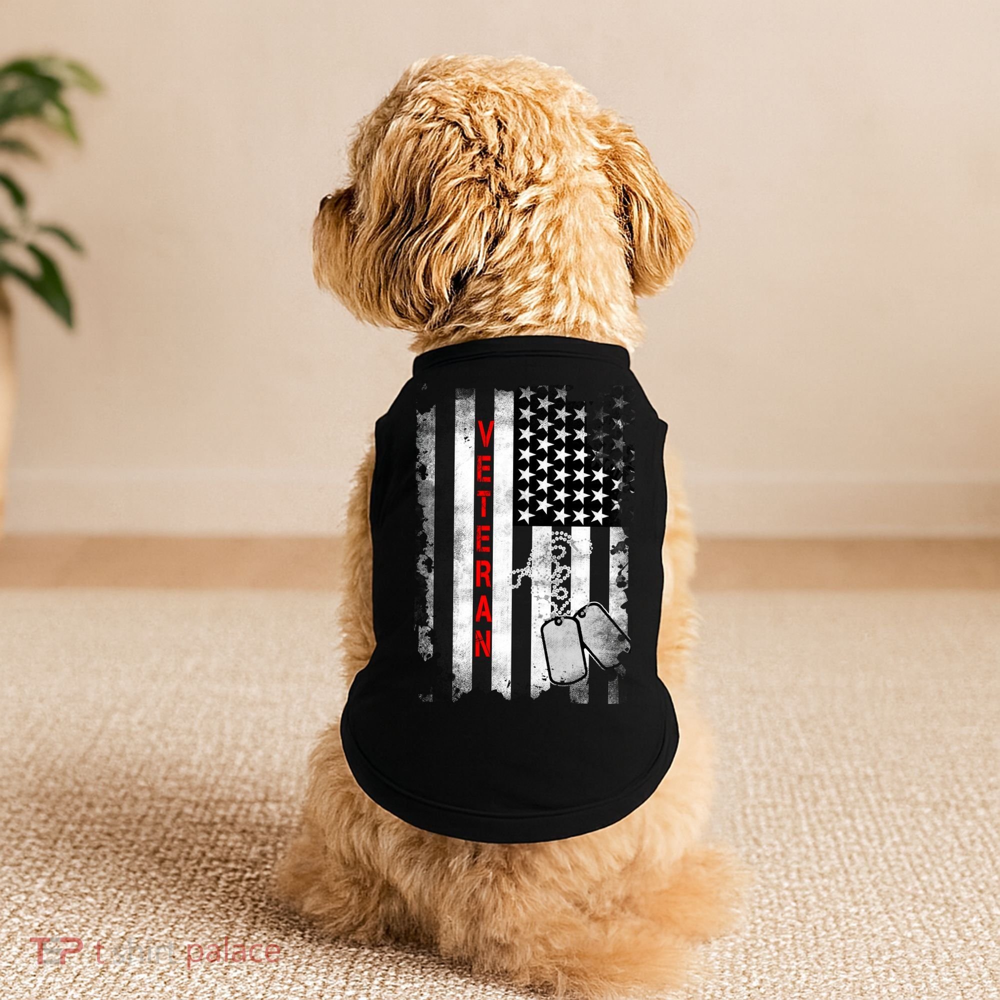 Veteran American Flag Doggie Tank