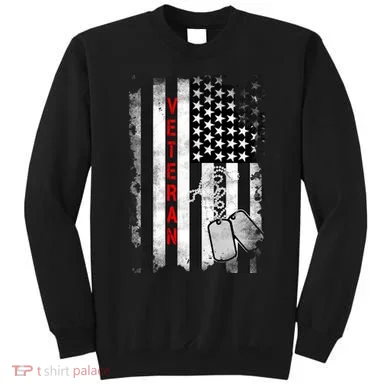 Veteran American Flag Sweatshirt