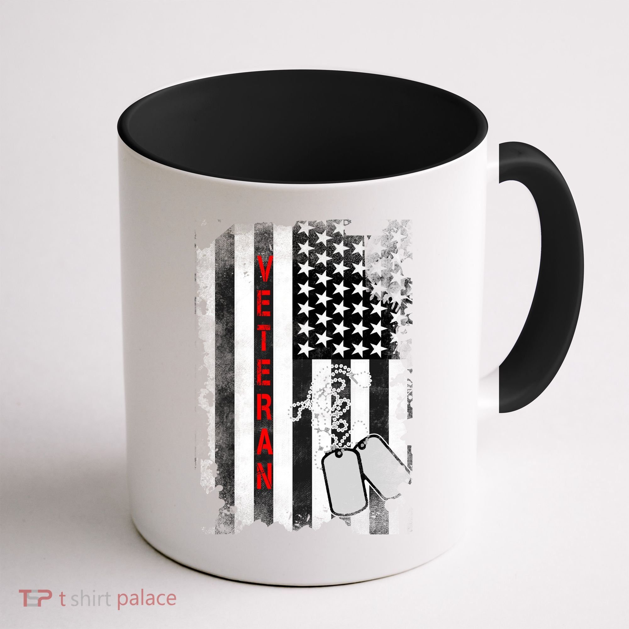 Veteran American Flag Coffee Mug