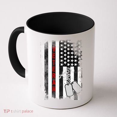 Veteran American Flag Coffee Mug