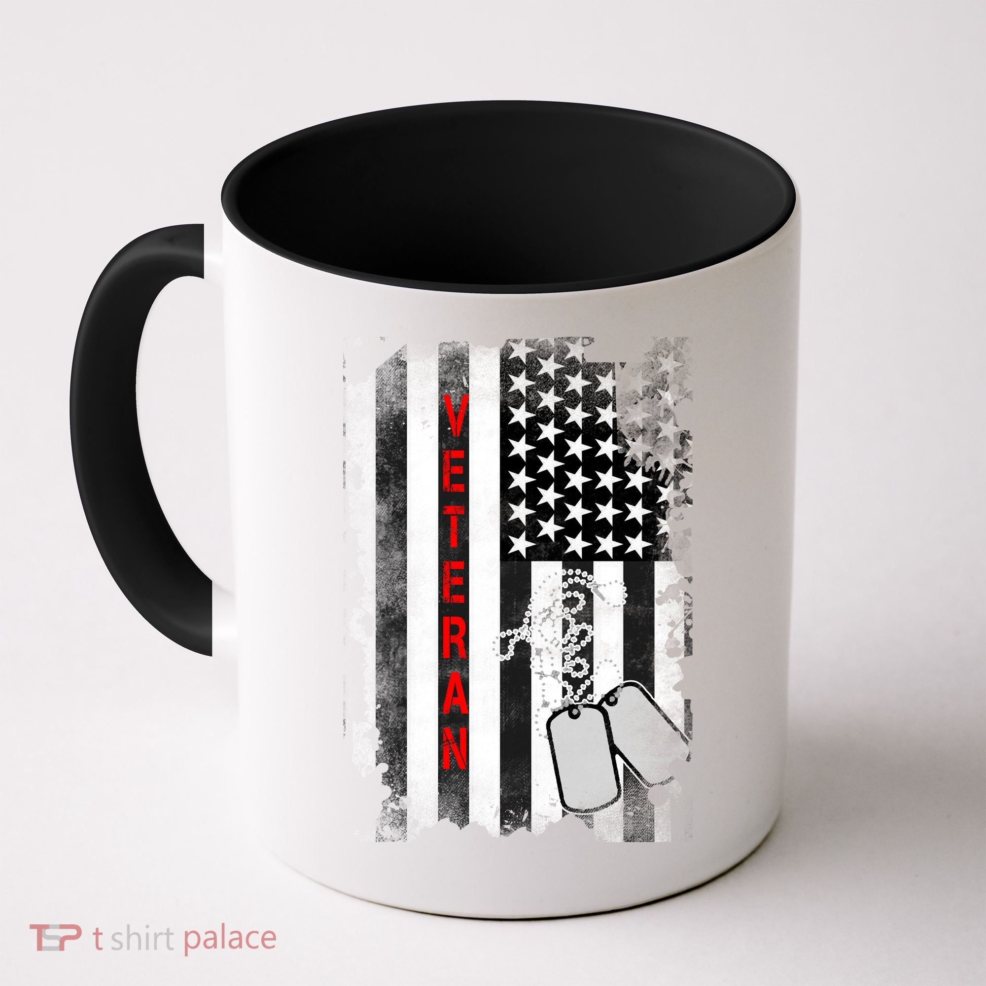 Veteran American Flag Coffee Mug