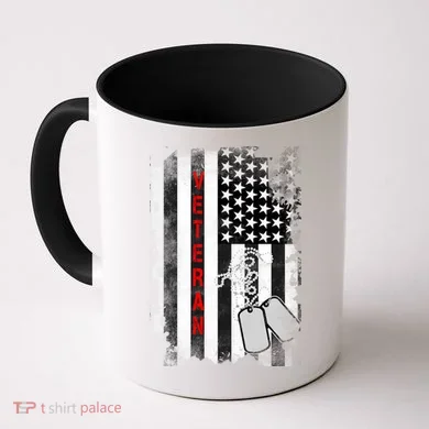 Veteran American Flag Coffee Mug