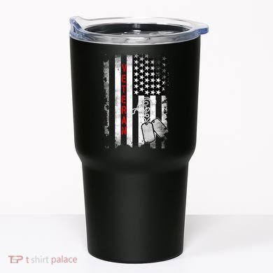 Veteran American Flag Tumbler