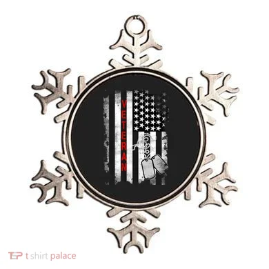 Veteran American Flag Ornament