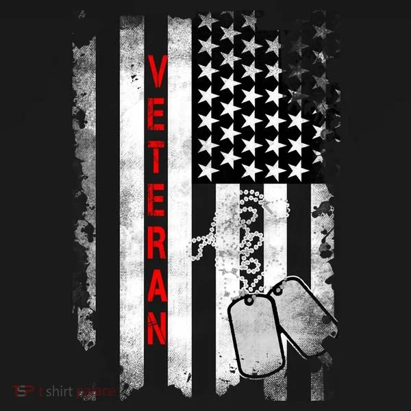 Veteran American Flag Toddler Hoodie