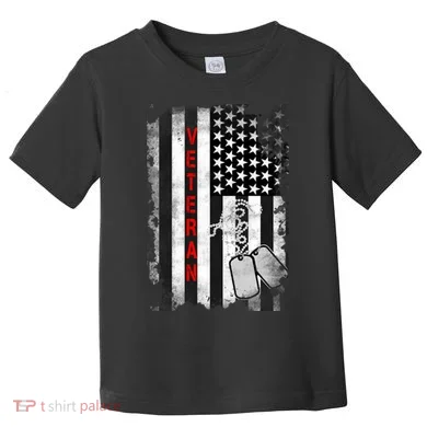 Veteran American Flag Toddler T-Shirt
