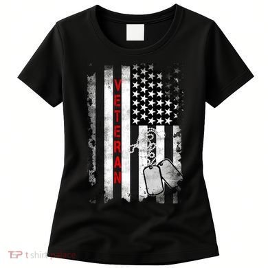 Veteran American Flag Women's T-Shirt