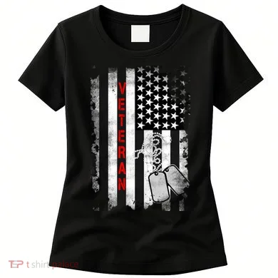 Veteran American Flag Women's T-Shirt