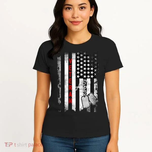 Veteran American Flag Women's T-Shirt
