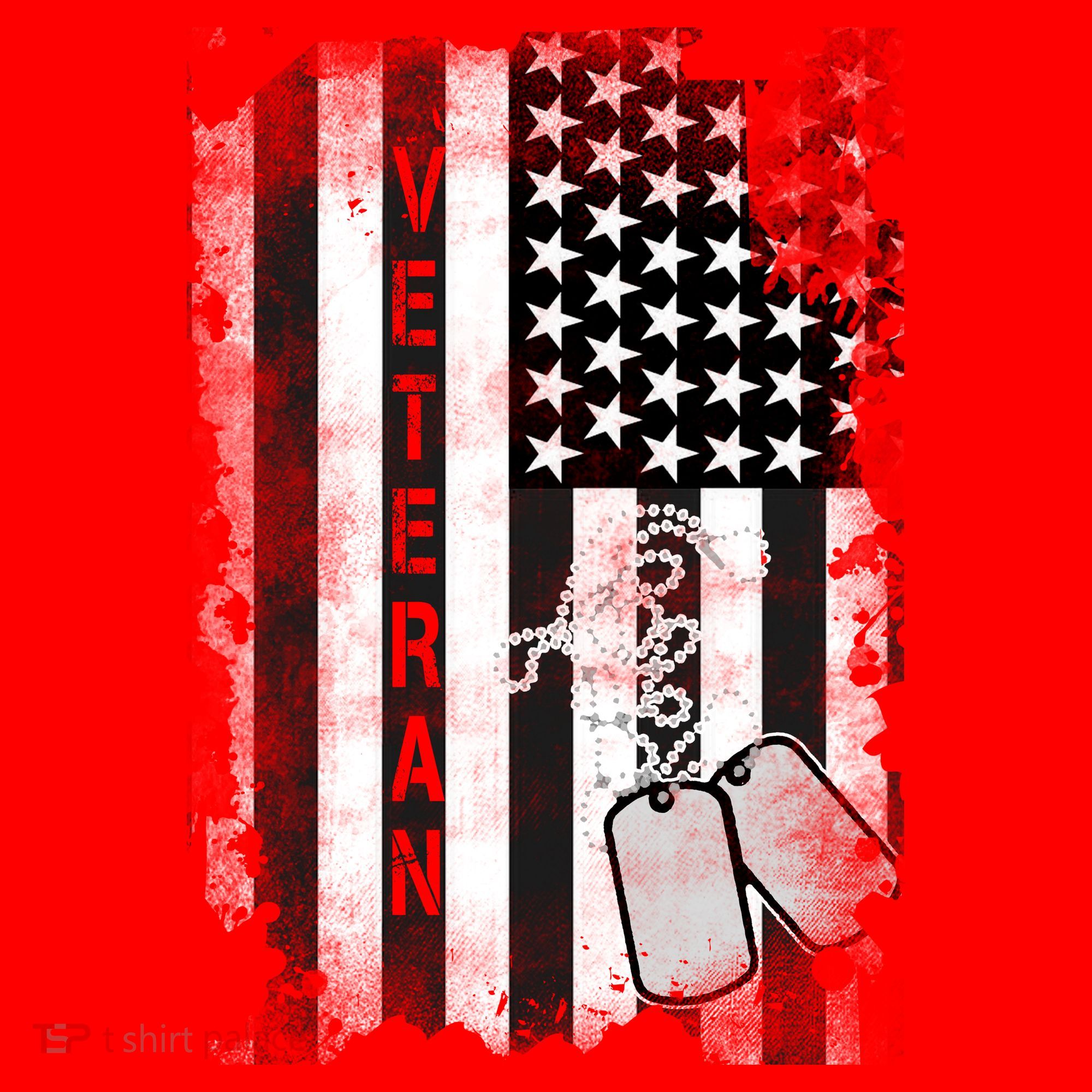 Veteran American Flag Santa Hat