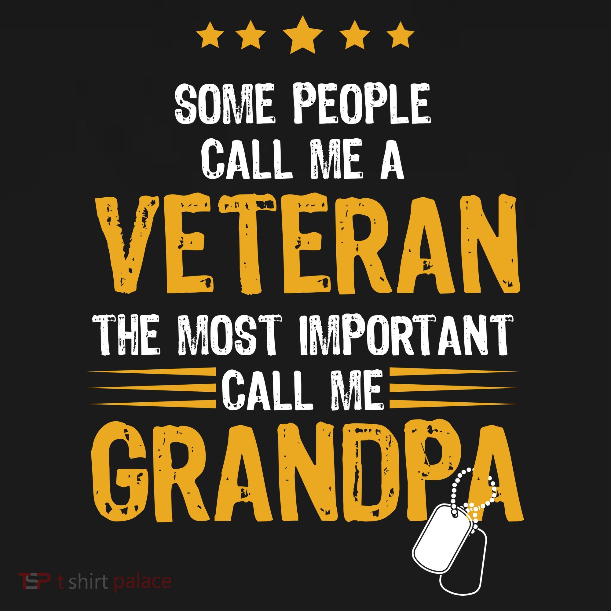 Veteran Grandpa Ornament