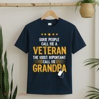Veteran Grandpa T-Shirt thumb 2