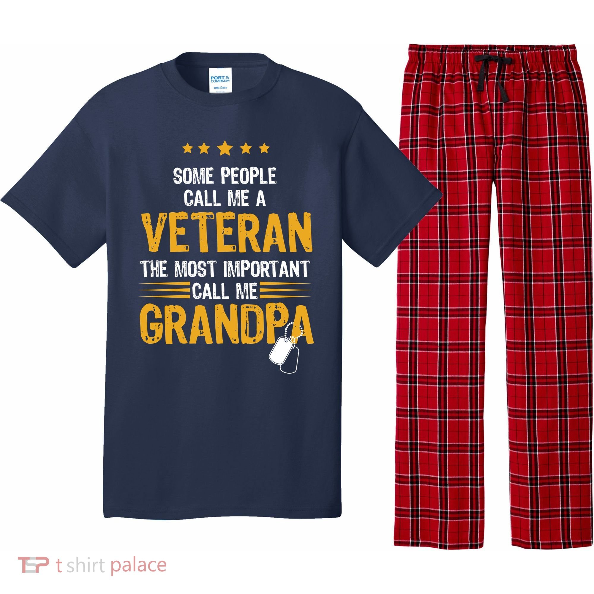 Veteran Grandpa Pajama Set