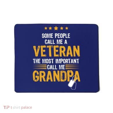 Veteran Grandpa Mousepad
