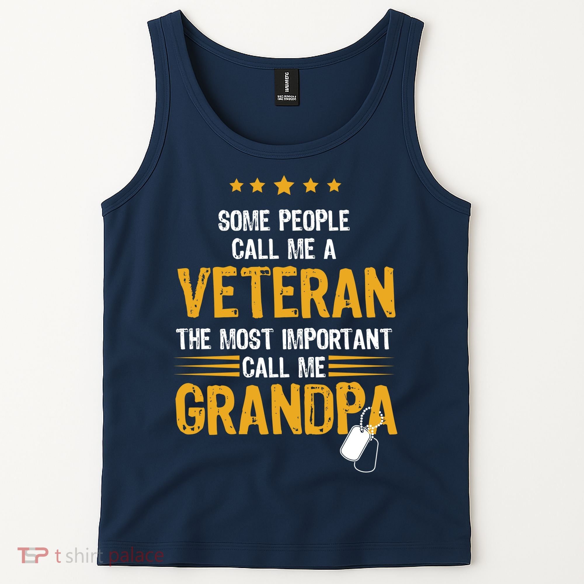Veteran Grandpa Tank Top