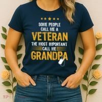 Veteran Grandpa Women's T-Shirt thumb 2