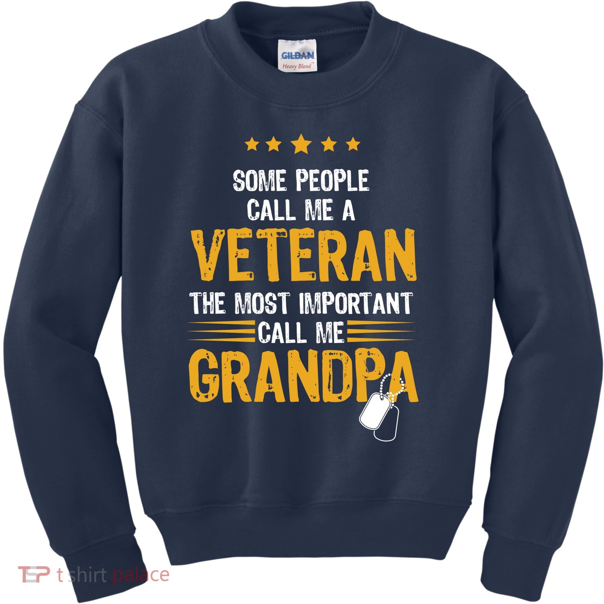 Veteran Grandpa Kids Sweatshirt