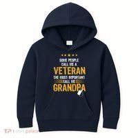 Veteran Grandpa Kids Hoodie thumb 0