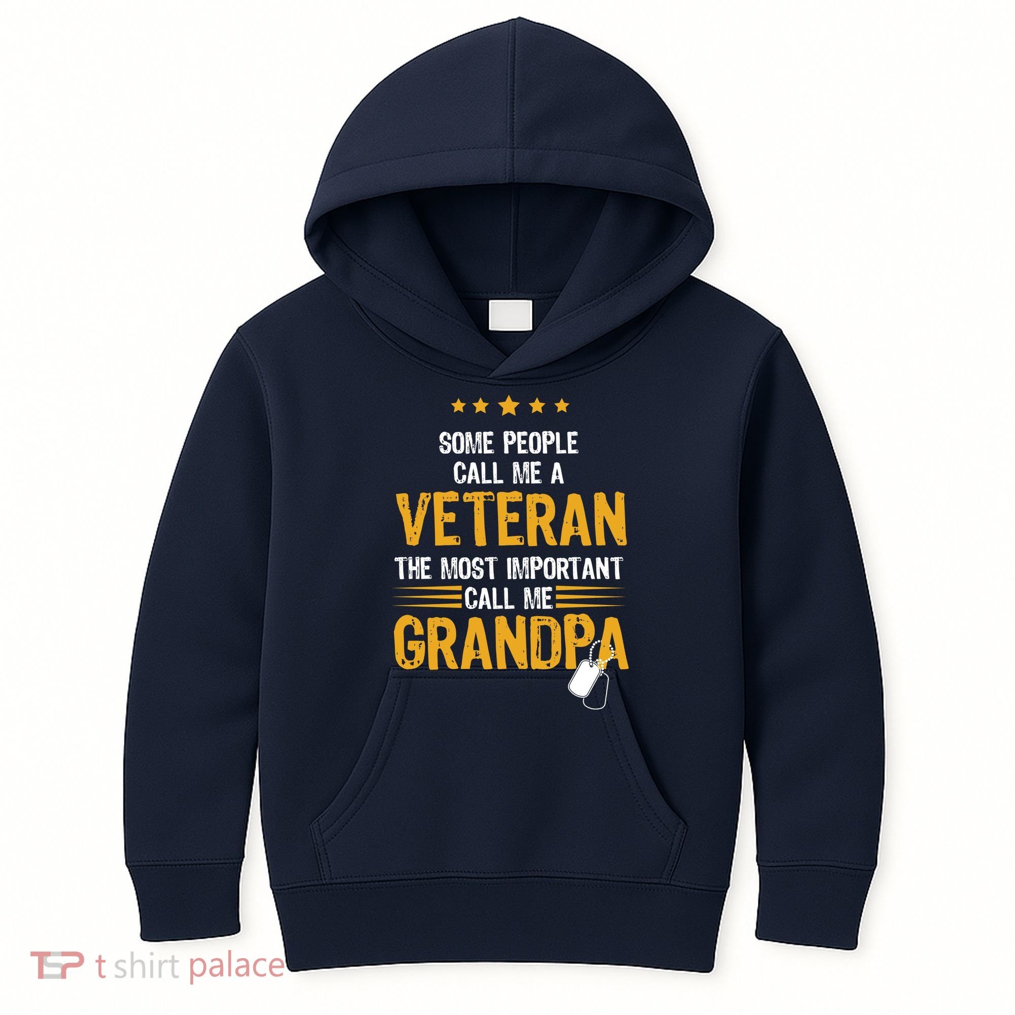 Veteran Grandpa Kids Hoodie