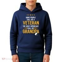 Veteran Grandpa Kids Hoodie thumb 4