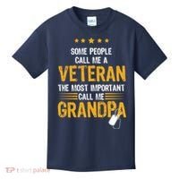 Veteran Grandpa Kids T-Shirt thumb 0