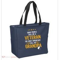 Veteran Grandpa Tote Bag thumb 2