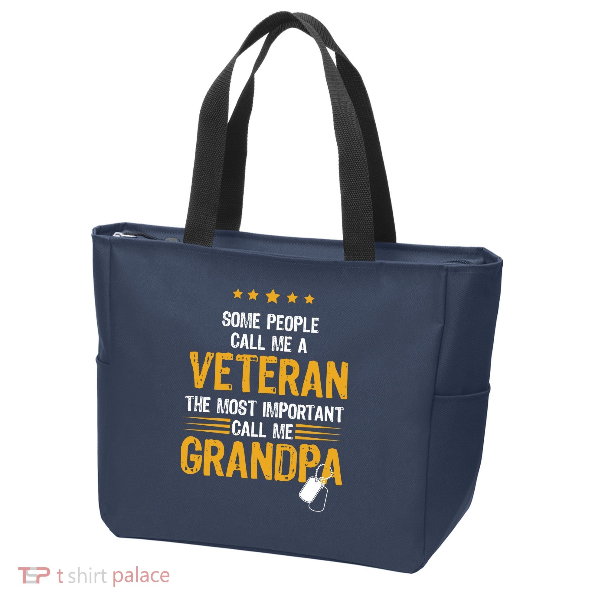 Veteran Grandpa Tote Bag