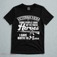 Veteran Mom Gave Birth To My Hero T-Shirt thumb 5