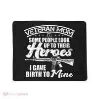 Veteran Mom Gave Birth To My Hero Mousepad thumb 0