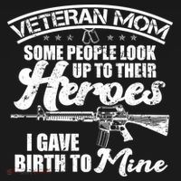 Veteran Mom Gave Birth To My Hero Mousepad thumb 1