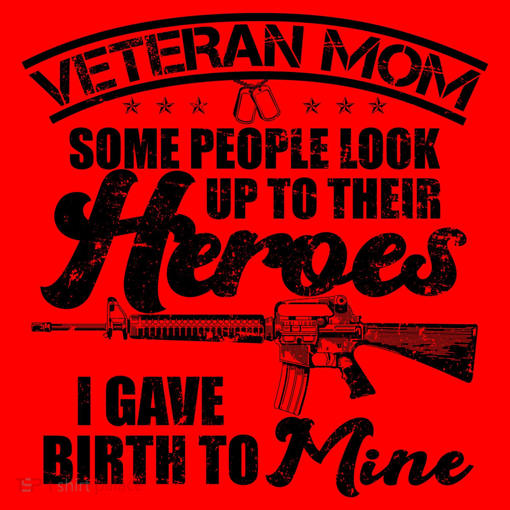 Veteran Mom Gave Birth To My Hero Santa Hat