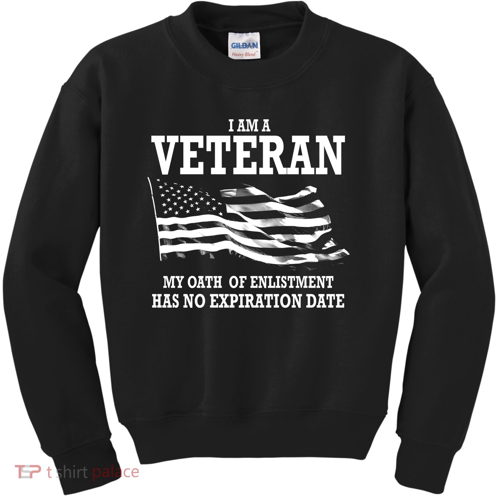 Veteran My Oath Of Enlistment Has No Expiration Date Kids Sweatshirt