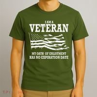 Veteran My Oath Of Enlistment Has No Expiration Date T-Shirt thumb 3