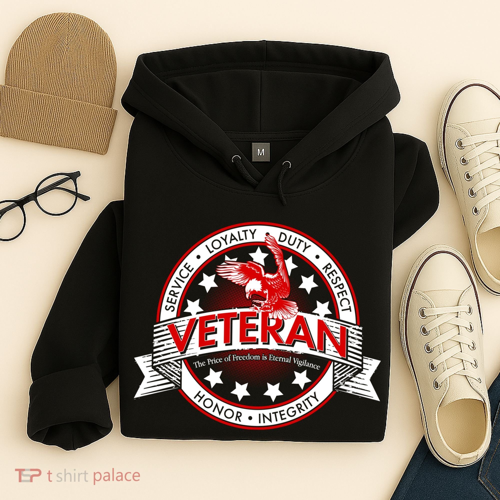Veteran Price Of Freedom Emblem Hoodie