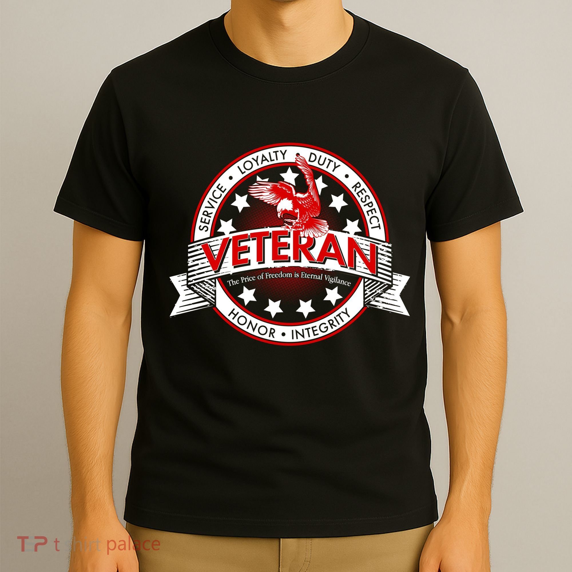 Veteran Price Of Freedom Emblem T-Shirt