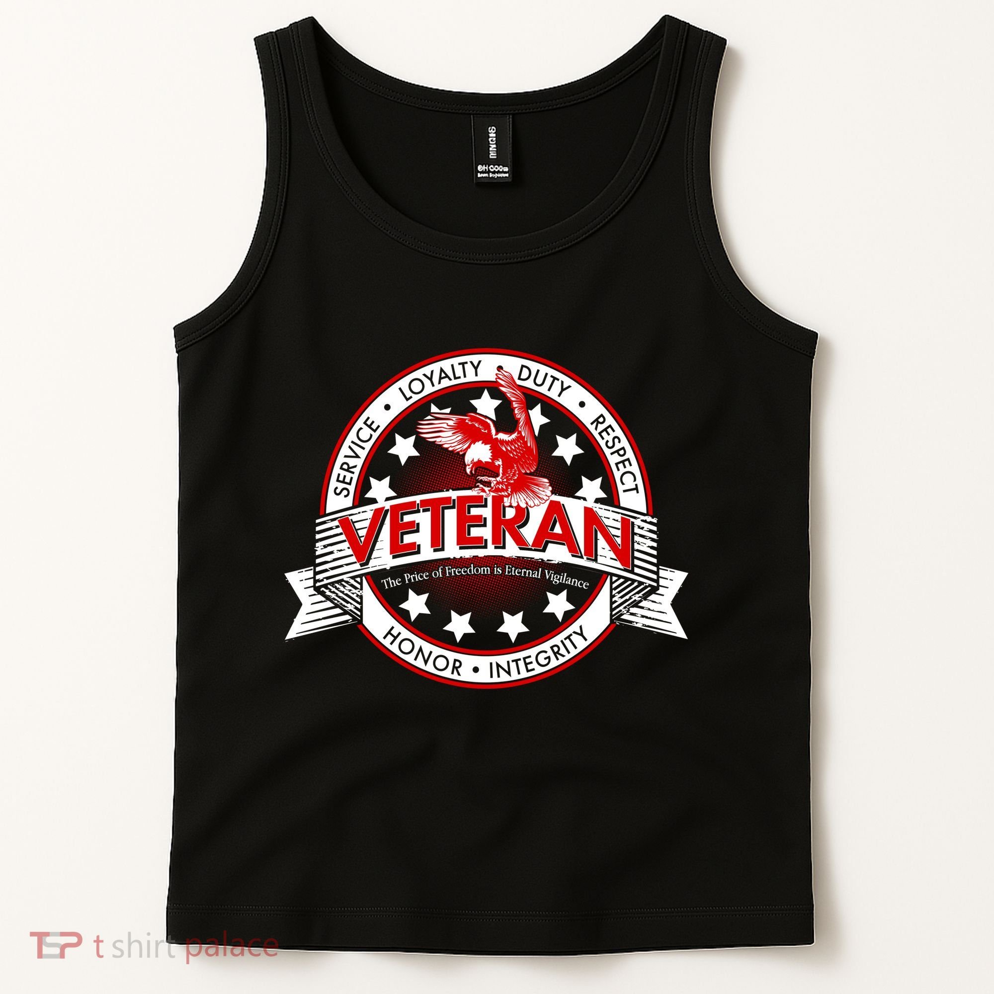 Veteran Price Of Freedom Emblem Tank Top