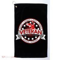 Veteran Price Of Freedom Emblem Golf Towel thumb 0