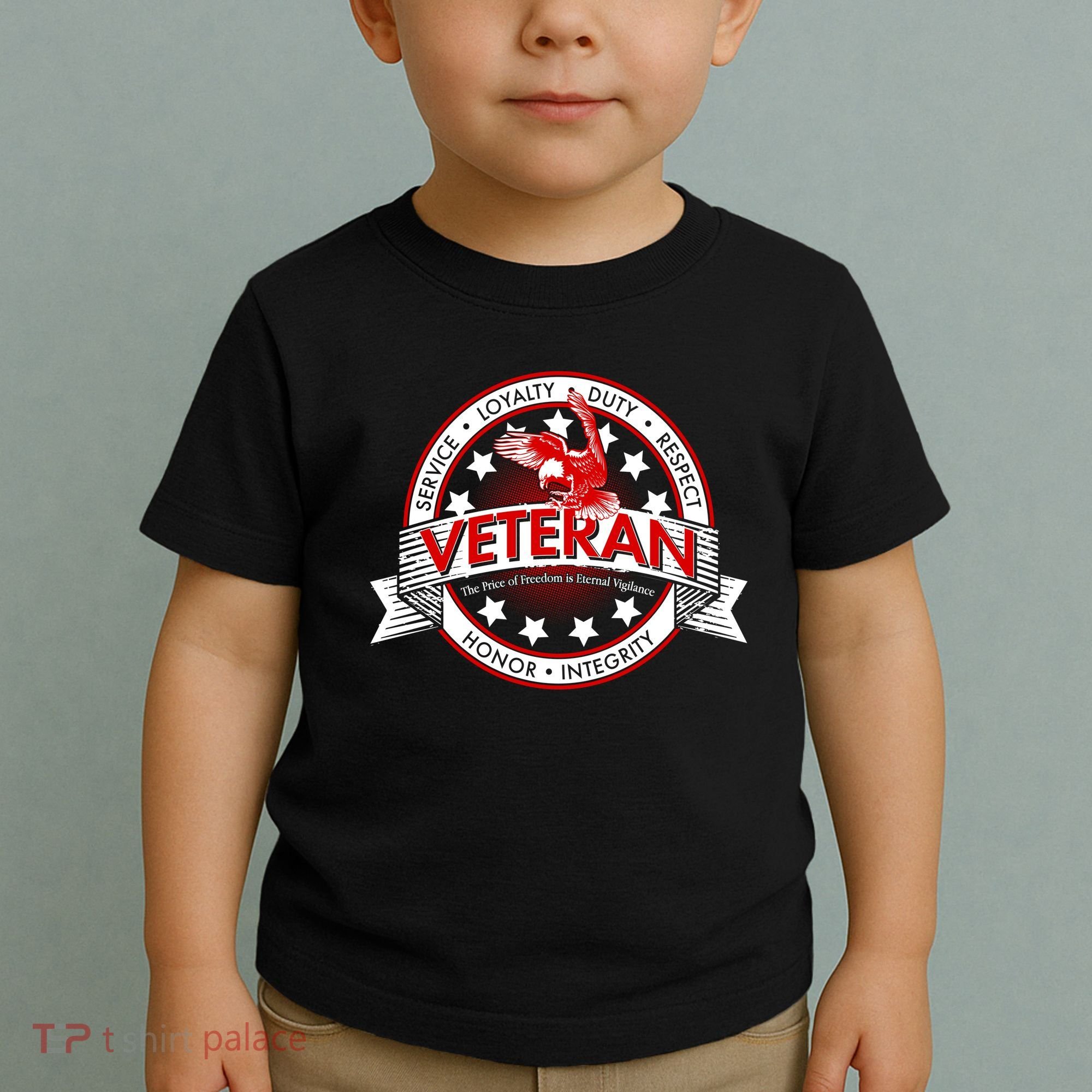 Veteran Price Of Freedom Emblem Toddler T-Shirt