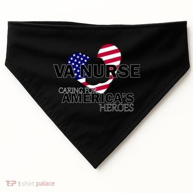 Veteran VA Nurse Caring For America's Heroes USA-Made Doggie Bandana