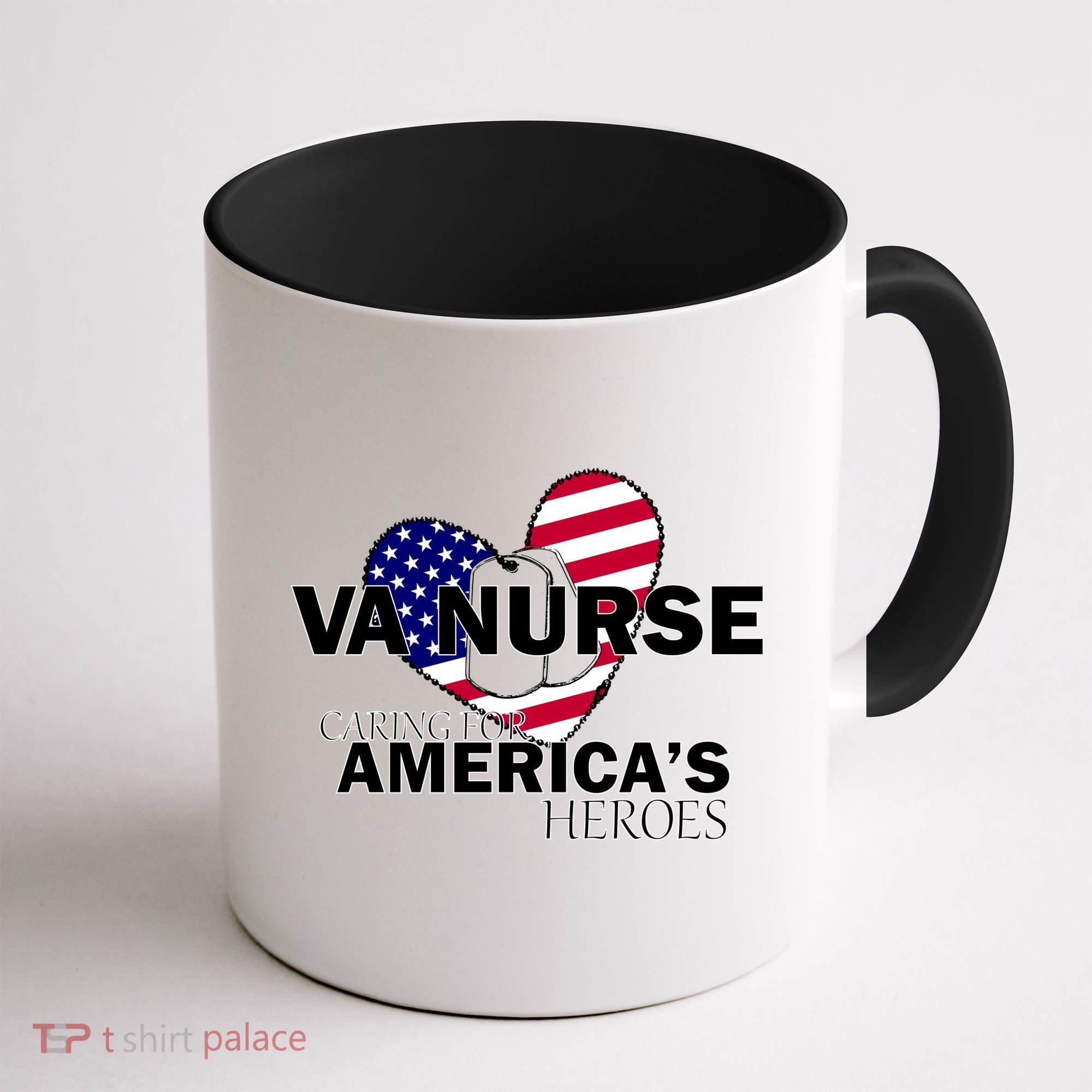 Veteran VA Nurse Caring For America's Heroes Coffee Mug